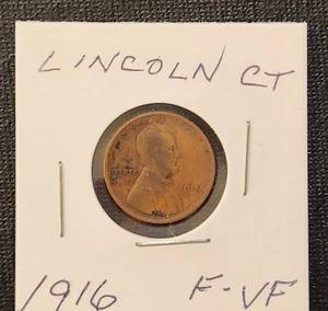 1916 - Lincoln Wheat Penny - Sehr schön - Bild 1 von 3