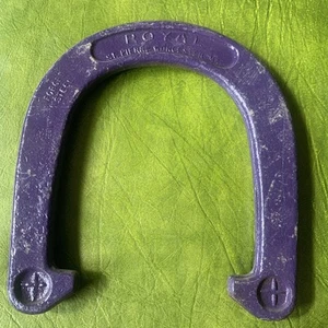Single Vintage Royal St Pierre Iron Metal Pitching Horseshoe Horseshoes Mass USA - Picture 1 of 4