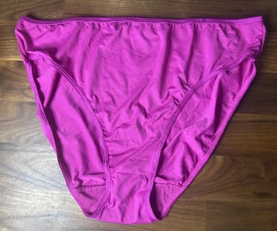 Bragas De Colección Delicadas Talla 7 Satén Tactel Nylon Segunda Piel Y2K Rosa Sedoso Suave Foto 1 de 4