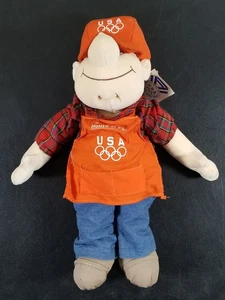 1996 Homer D. Poe Plüschpuppe Home Depot USA Olympics Team Licensed Promo - Bild 1 von 14