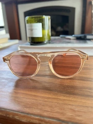 Gafas de sol GLCO x Nick Wooster Garrett ligeras aviadores rígidas rosa Foto 1 de 4