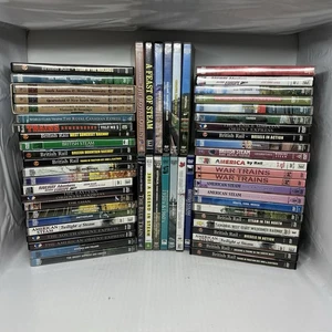 Bulk Lot Of x59 American Europe British Steam Railway War Trains Locomotive DVDS - Picture 1 of 6