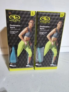 Bandas de resistencia a la luz para entrenamientos perfectas para gimnasio en casa o juego de viajes de 2 - Imagen 1 de 4