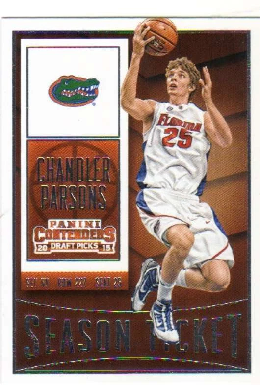 Boleto de temporada 2015-16 Panini Contenders selecciones del draft #16 Chandler Parsons  Foto 1 de 1