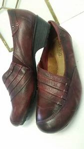 Cobb HilL Womens Burgundy Leather Comfort Shoe HUGE SALE!! 7.5w EUC - Picture 1 of 7