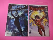 Giant Size Blackcat Infinity Score #1 (2021) and Spider-woman #1 (2020)