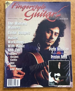 Vintage 1995 March / April Fingerstyle Guitar Magazine #8 - Pierre Bensusan - Imagen 1 de 4
