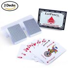 2 Deck Waterproof Plastic Poker Playing Cards Standard Face Card Table Game