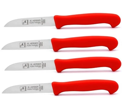 4 Herder Solingen Küchenmesser Solinger Gemüsemesser Kunststoffgriff rostfrei