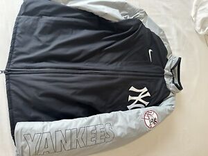 Nike New York Yankees Jacket Mens Medium  Blue MLB