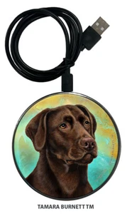 Zoomies Phone and Device Charger - Chocolate American Labrador Retriever - Picture 1 of 1