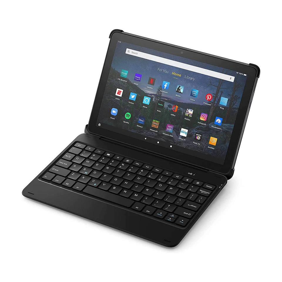 All-New, Made for Amazon Bluetooth Keyboard UK Case for Amazon Fire HD 10-11 gen - Image 1 of 4