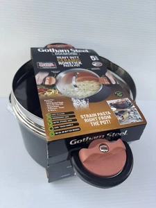 5 Quart Lager Mehrzweck Pasta Topf Antihaft Keramik mit Glasdeckel, Verschlussgriff - Bild 1 von 10