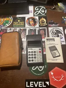 Montgomery Ward P202 Memory Calculator With Manual And Case Works - Picture 1 of 5