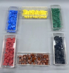 Vtg 1980 RISK Board Game Replacement Pieces - Six Color Sets w/Cases Parker Bros - Picture 1 of 7