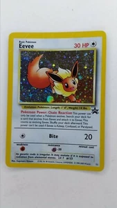 Tarjeta de Pokémon Eevee Black Star Promo 11 RARA Holo casi como nueva - Imagen 1 de 2