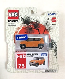 TOMY Tomica Suzuki Hustler #75 Orange White Roof Diecast Collectible Car New - Picture 1 of 4