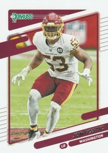 2021 Donruss Football Jon Bostic #10 Washington - Picture 1 of 2
