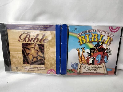The Deluxe Multimedia Bible & Children's Bible (CD-Rom, Swift Jewel) Brand New - Image 1 of 3