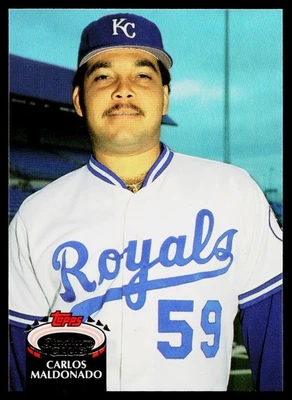 1992 Stadium Club - Carlos Maldonado #569 - Kansas City Royals - Image 1 of 2