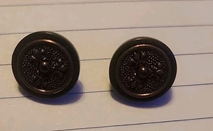 Antik Sammler Europa Knöpfe Triple Fleur de Lis Christliche Dreifaltigkeit - Bild 1 von 6