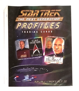 Star Trek: The Next Generation Profiles Trading Card Sell Sheet / 2000 / Mint - Picture 1 of 2