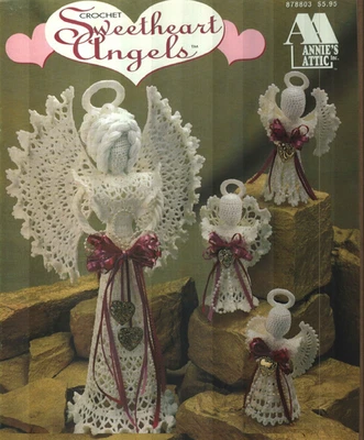 NOVO LIVRO DE PADRÃO DE CROCHÊ DE NATAL ANNIE ANGELS 7 LINDOS DESIGNS - Imagem 1 de 2