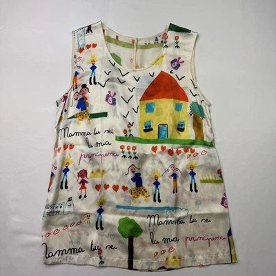 Top vintage con estampado de dibujo para niños D&G Dolce & Gabbana Foto 1 de 4