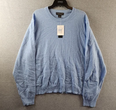 Suéter cuello redondo de cachemir XXL azul cielo The Men's Store at Bloomingdale's Foto 1 de 4