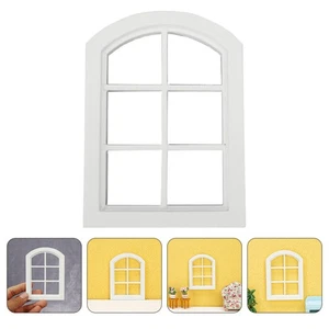 Dome Window Model Kids Tiny Furniture Miniature Door Decoration Fairy House - Picture 1 of 12
