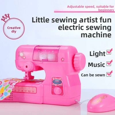 Simulated Children's Sewing Machine Small Size Girl Making Clothes Small  - image 1 of 4
