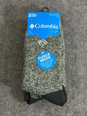 Calcetines térmicos interiores de lana Columbia para mujer 2 pares zapatos talla 4-10 nuevos con etiquetas Foto 1 de 2