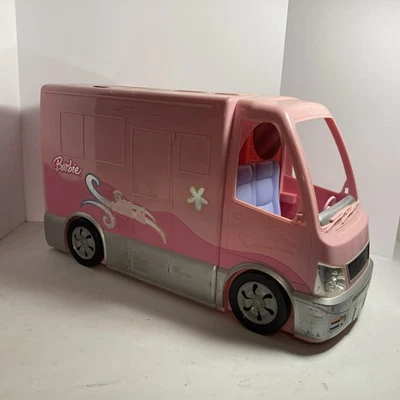 2006 Mattel Barbie Hot Tub Party Bus Motor Home Camper RV  Not Tested - Image 1 of 4