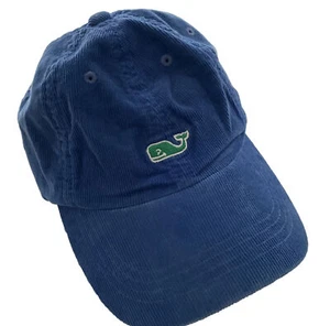 Vineyard Vines Hat Cap Corduroy Whale Logo Adjustable Blue - Picture 1 of 7