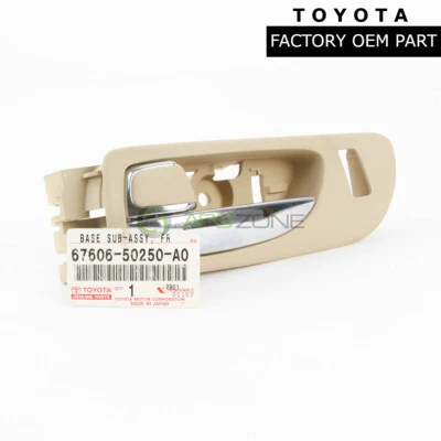 MANIJA PUERTA DELANTERA IZQUIERDA ORIGINAL LEXUS LS460 07-09 LS600H 08-09 OEM 67606-50250-A0 Foto 1 de 3