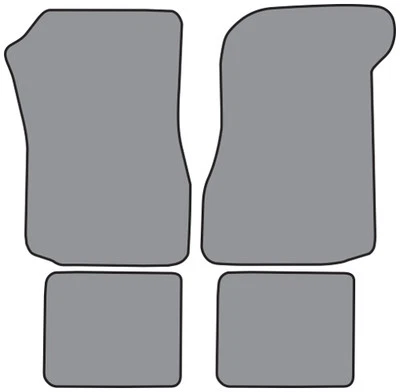 1974-1976 Chevrolet Laguna Cutpile Carpet Logo Floor Mat 4pc - Image 1 of 2