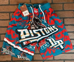 Pantalones Cortos de Baloncesto Mitchell & Ness Jumbotron 2.0 Sublimados DETROIT PISTONS ~Nuevos~ - Imagen 1 de 5