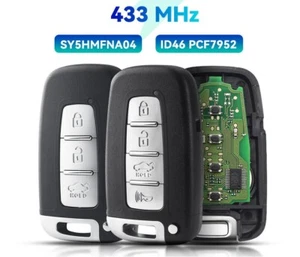 Se adapta a Hyundai Sonata 433Mhz SY5HMFNA04 transpondedor completo llave remota - Imagen 1 de 6