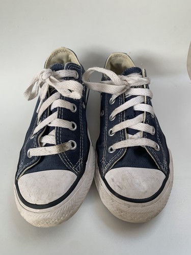 Scarpe décolleté unisex Converse bambini taglia 12 blu navy