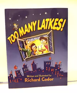 HANUKKAH CHANUKKAH PB LIBRO DEMASIADOS LATKES RICHARD CODOR BEHRMAN HOUSE PUB 2011 - Imagen 1 de 8