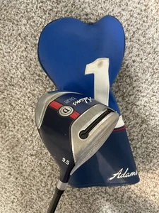 Adams Blue 9.5 Driver Project X 62g Stiff Flex Graphite RH w/ Head Cover - Picture 1 of 13