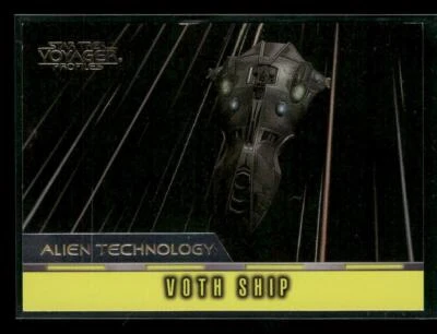 1998 SkyBox Star Trek Voyager Profiles #AT-2 Voth Ship Alien Technology - Image 1 of 2