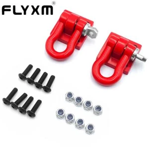 Flyxm Stoßstange D-Ring Abschlepphaken Abschlepphaken für 1/6 RC SCX6 AXI05000 SCX6II AXI050001 - Bild 1 von 7