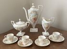 Antikes Belleek Art Deco Porzellan Blumenmuster Kaffee Tee Set | 13 Stck.
