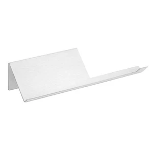 Soporte de papel higiénico BIVA con estante acero inoxidable mate para baño y WC >> para pegar - Imagen 1 de 2