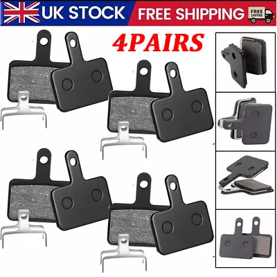 4Pairs Mountain Bike Bicycle Disc Brake Pads For Shimano Mechanical/Hydraulic 8x - Image 1 of 4