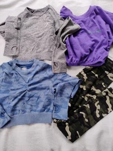 Womens sport gym cropped tops bundle x4 size S - Picture 1 of 4