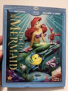 The Little Mermaid Animation Movie Diamond Edition Blu-ray/DVD 2013 2-Disc Set - Picture 1 of 2
