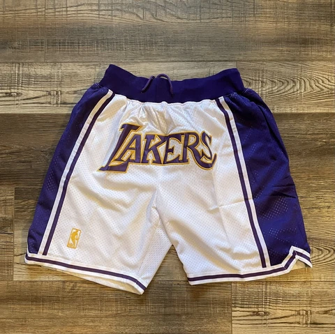 Los Angeles Laker Summer City Lebron James White Basketball Team Shorts M-XL Cover