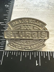 Black Hills 2009 Sturgis silberfarben 69th Cycle Classic Pin Motorrad selten K9 - Bild 1 von 3